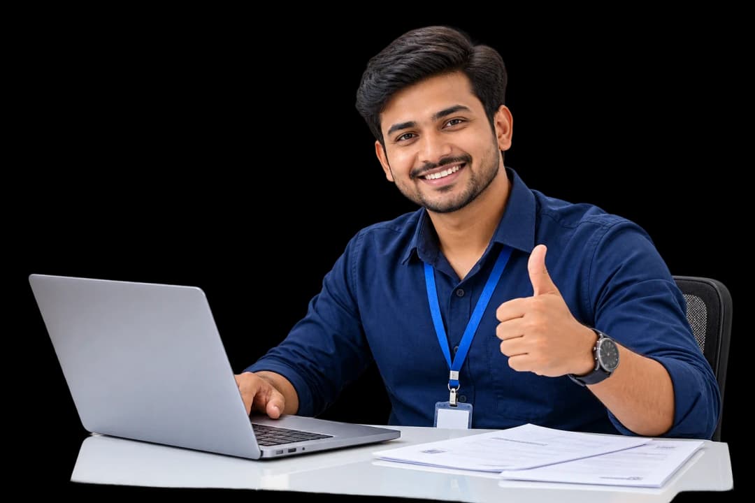अभिफॉर्म व्यावसायिक थंब्स अप